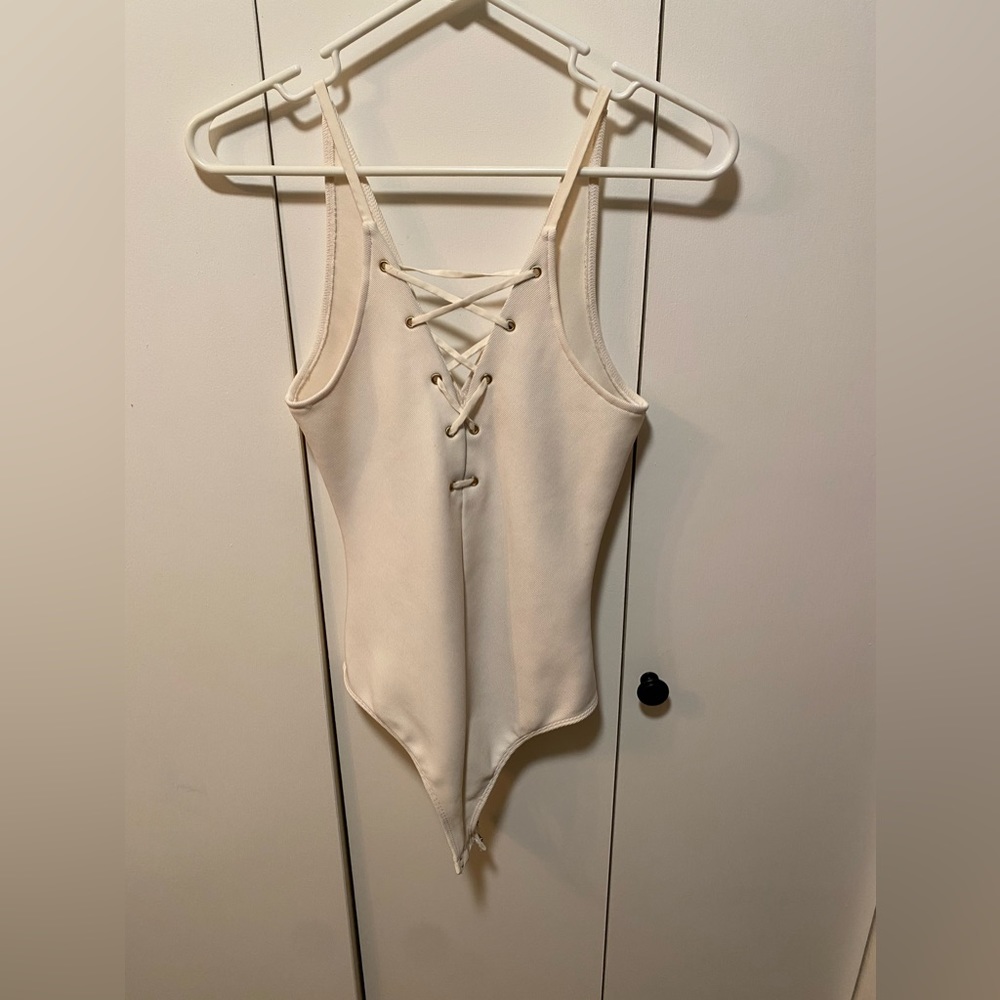 Express lace up body suit